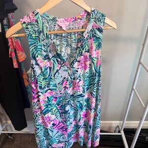 Lilly Pulitzer Floral Print dress - Pink, Green, Blue